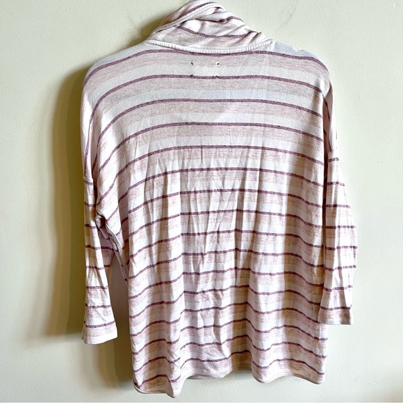 Lou & Grey Striped Cowl Neck Pullover - Picture 3 of 4